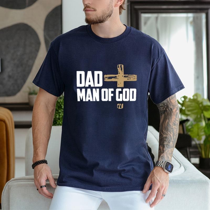 Dad Man God Casual Crew Neck Short Sleeve Tops - Adult & Kids T-Shirts, Sweatshirts & Hoodies apparel design preview 1