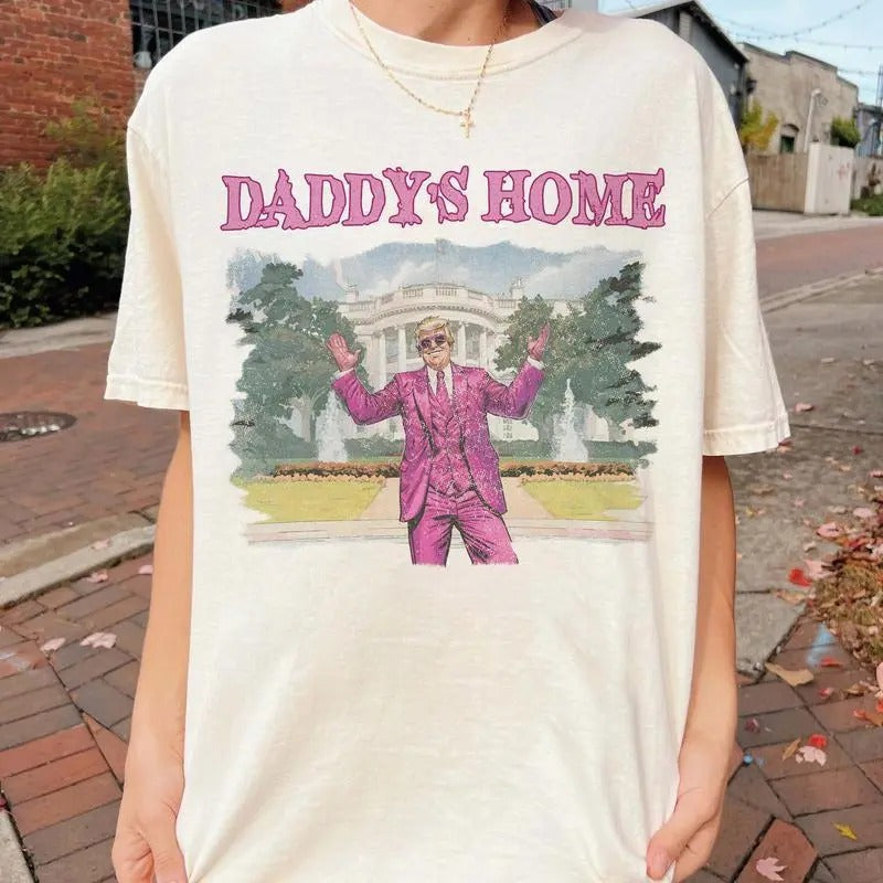 Daddy Home - Adult & Kids T-Shirts, Sweatshirts & Hoodies apparel design preview 1