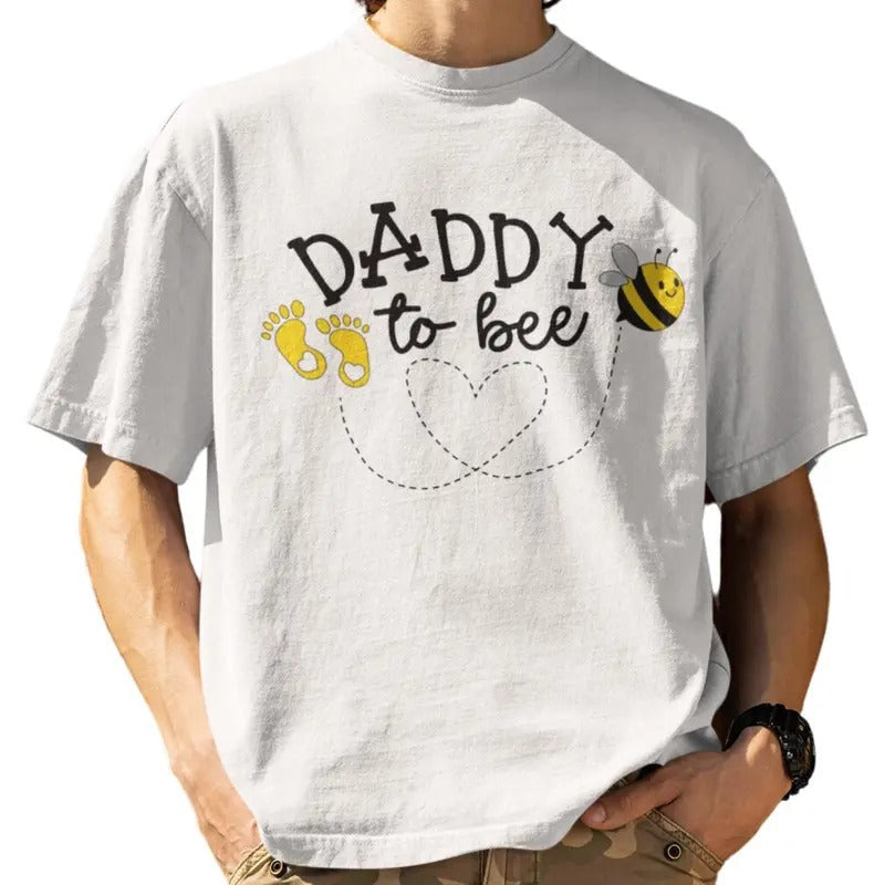 Daddy Bee Cute Pregnancy Announcement - Adult & Kids T-Shirts, Sweatshirts & Hoodies apparel design preview 1
