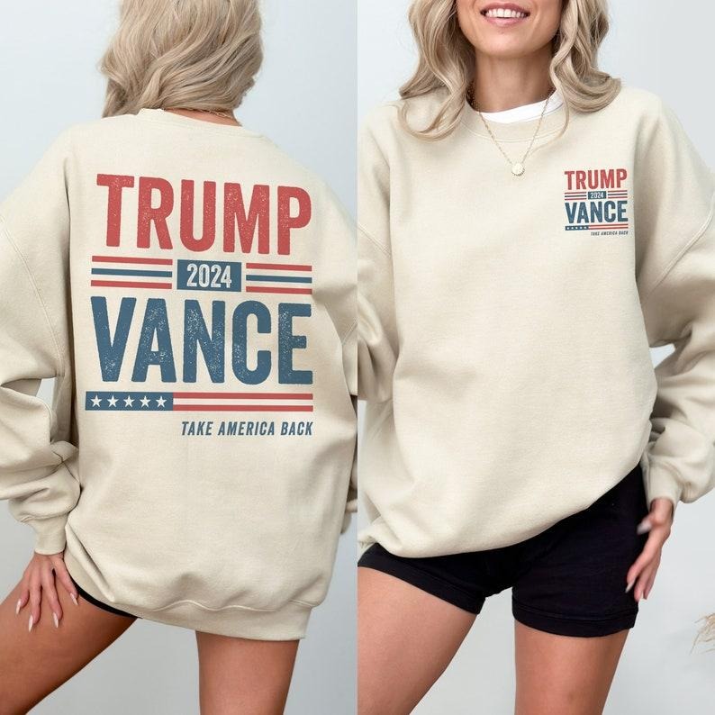 Daddy Vance 2024 2 Sides MAGA Supporter Election - Adult & Kids T-Shirts, Sweatshirts & Hoodies apparel design preview 1