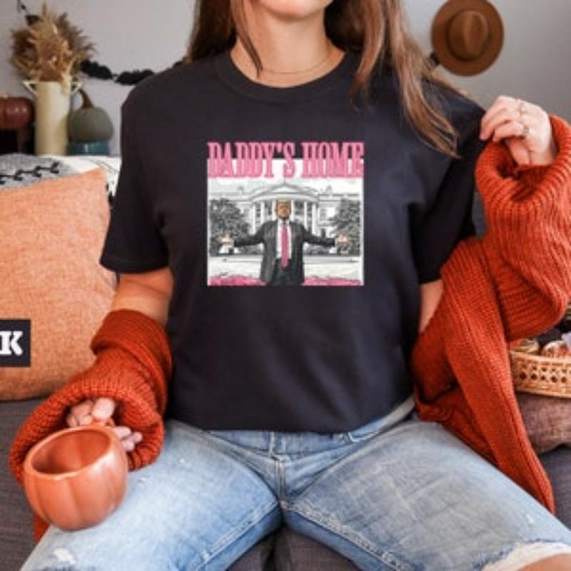 Daddy'S Home Preppy Trump Make America Great Again - Adult & Kids T-Shirts, Sweatshirts & Hoodies apparel design preview 1
