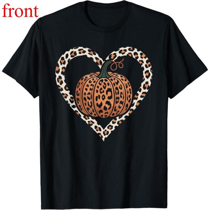 1 Piece Thanksgiving Leopard Pumpkin Print Family - Adult & Kids T-Shirts, Sweatshirts & Hoodies apparel design preview 1