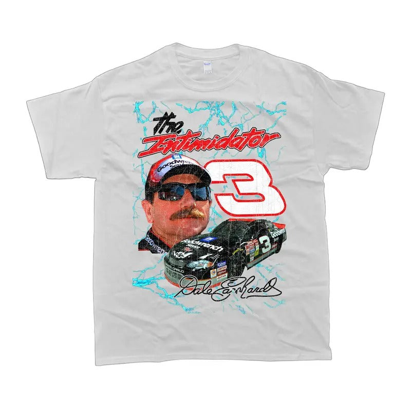 Dale Earnhardt 3 Goodwrench Nascar Heavy Vintage - Adult & Kids T-Shirts, Sweatshirts & Hoodies apparel design preview 1