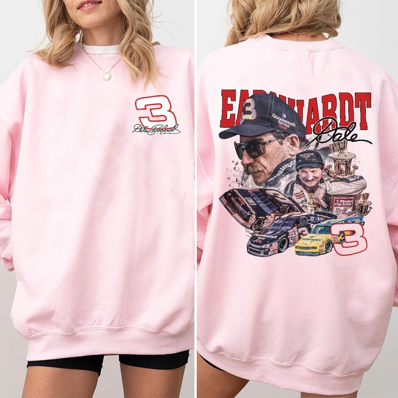 Dale Earnhardt Intimidator Raise Hell Praise 90s - Adult & Kids T-Shirts, Sweatshirts & Hoodies apparel design preview 1