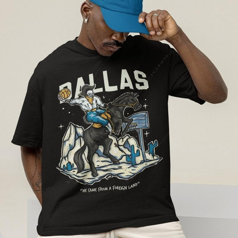 Dallas Basketball Bootleg Norse Fans Casual - Adult & Kids T-Shirts, Sweatshirts & Hoodies apparel design preview 1