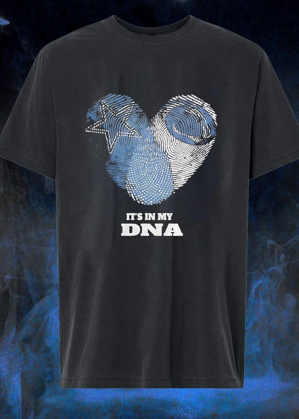 Dallas Cowboys Fan Heart It Is in My DNA - Adult & Kids T-Shirts, Sweatshirts & Hoodies apparel design preview 1