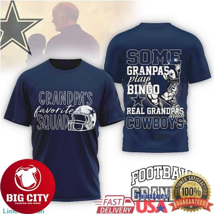 Dallas Cowboys Football Grandpa Grandpa's Favorite - Adult & Kids T-Shirts, Sweatshirts & Hoodies apparel design preview 1