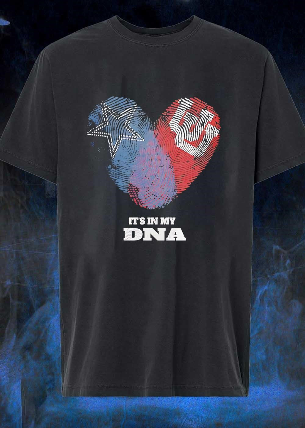 Dallas Cowboys Football Heart It Is in My DNA - Adult & Kids T-Shirts, Sweatshirts & Hoodies apparel design preview 1