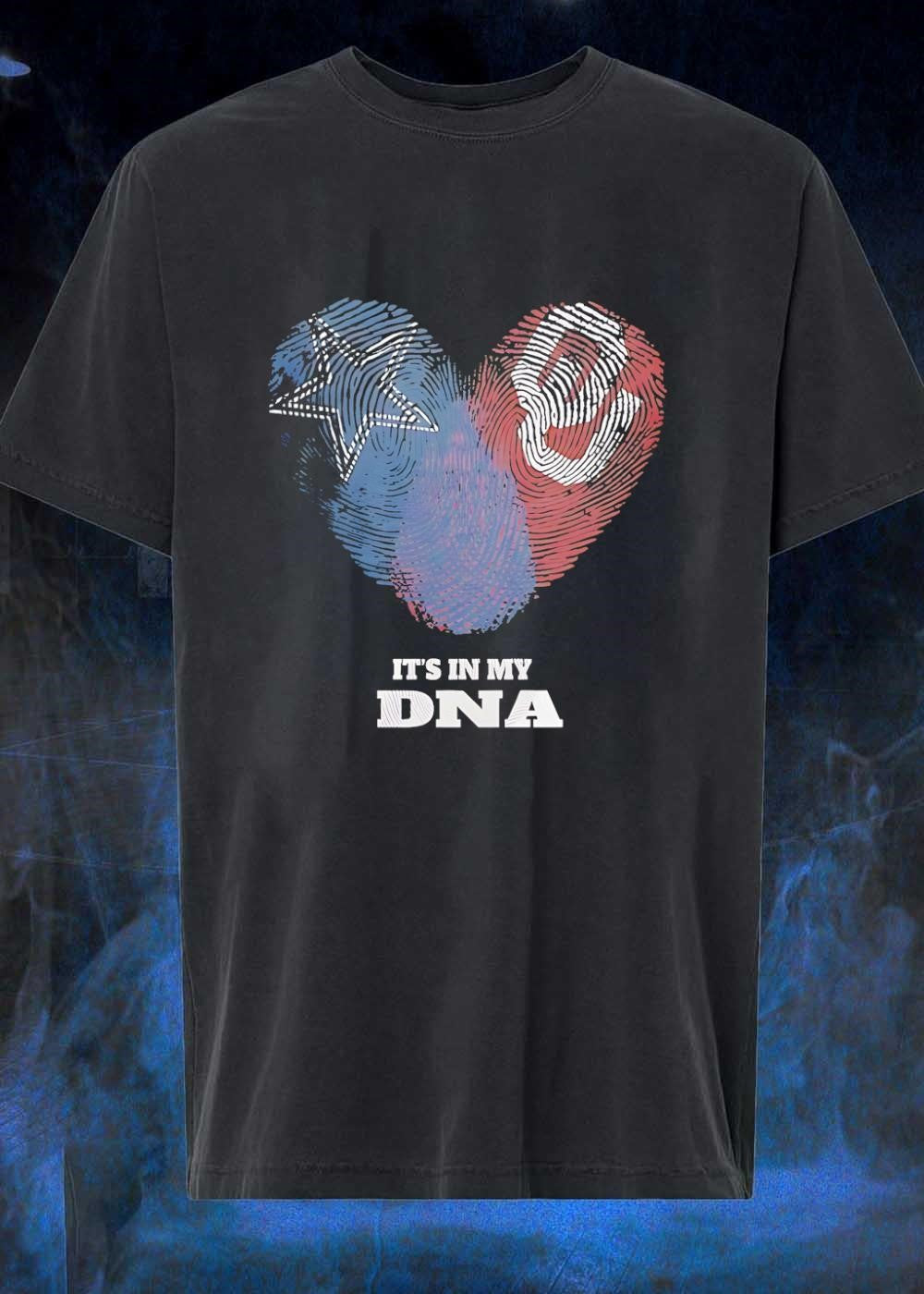 Dallas Cowboys and Oklahoma Sooners It's in My DNA - Adult & Kids T-Shirts, Sweatshirts & Hoodies apparel design preview 1