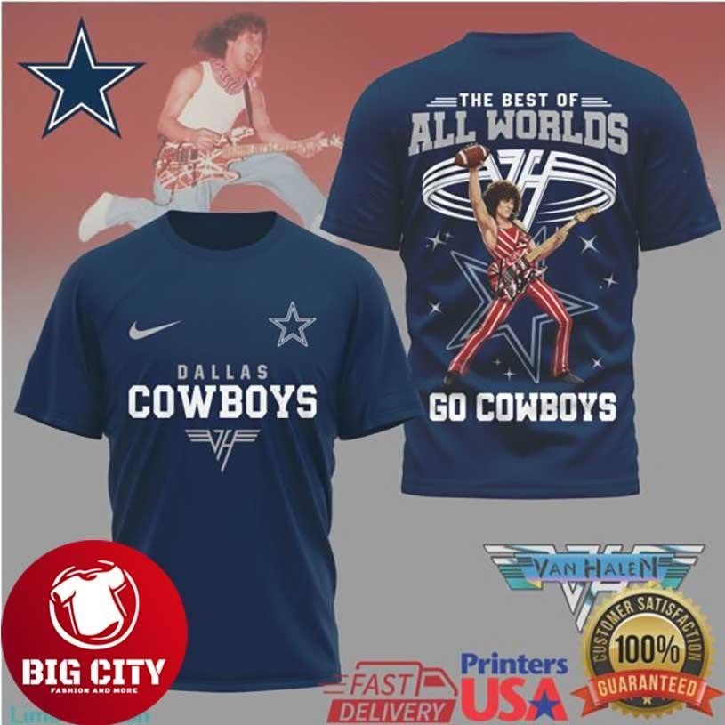 Dallas Cowboys x Van Halen Best Of All Worlds Two - Adult & Kids T-Shirts, Sweatshirts & Hoodies apparel design preview 1