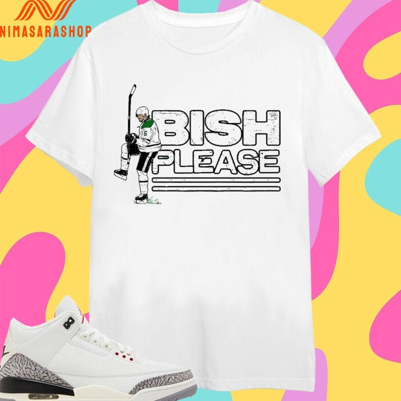 Dallas Stars Lian Bichsel Bish Please - Adult & Kids T-Shirts, Sweatshirts & Hoodies apparel design preview 1