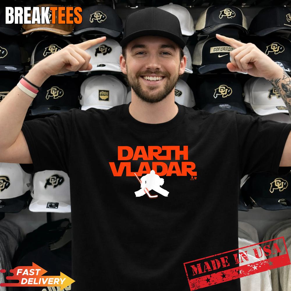 Dan Vladar Darth Philadelphia Hockey - Adult & Kids T-Shirts, Sweatshirts & Hoodies apparel design preview 1