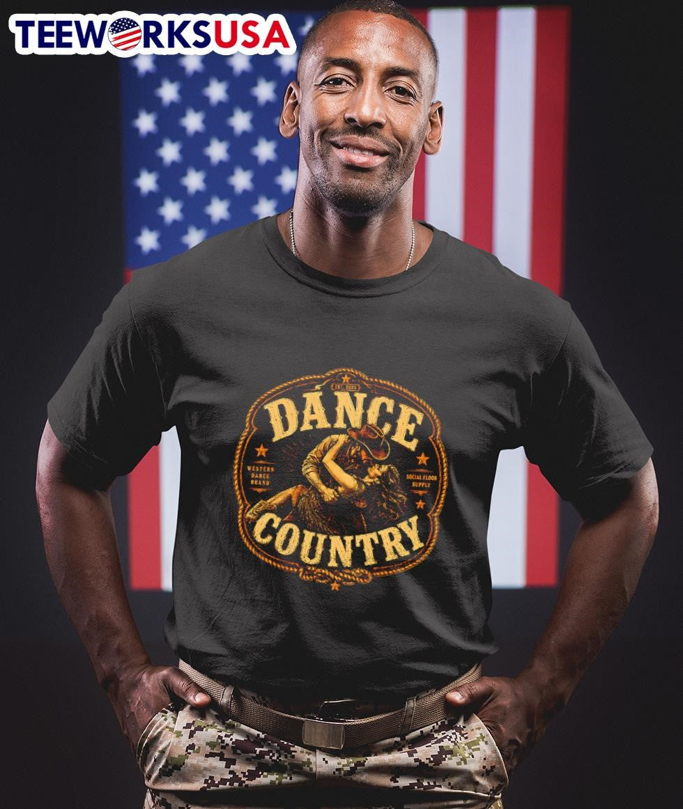 Dance Country Est 2025 Western Brand Social Floor - Adult & Kids T-Shirts, Sweatshirts & Hoodies apparel design preview 1