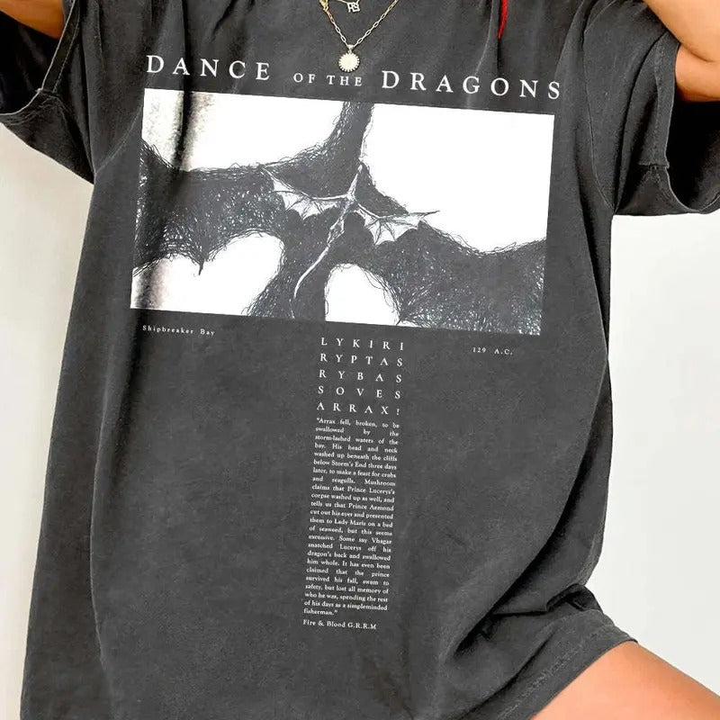Dance Dragons HOTD Fit Womenswear Classic Cotton - Adult & Kids T-Shirts, Sweatshirts & Hoodies apparel design preview 1