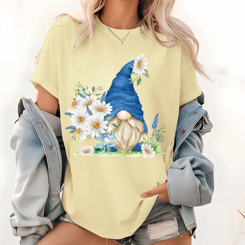 Dandelion Gnome Pattern Inspirational Tops Yogo Boho - Adult & Kids T-Shirts, Sweatshirts & Hoodies apparel design preview 1