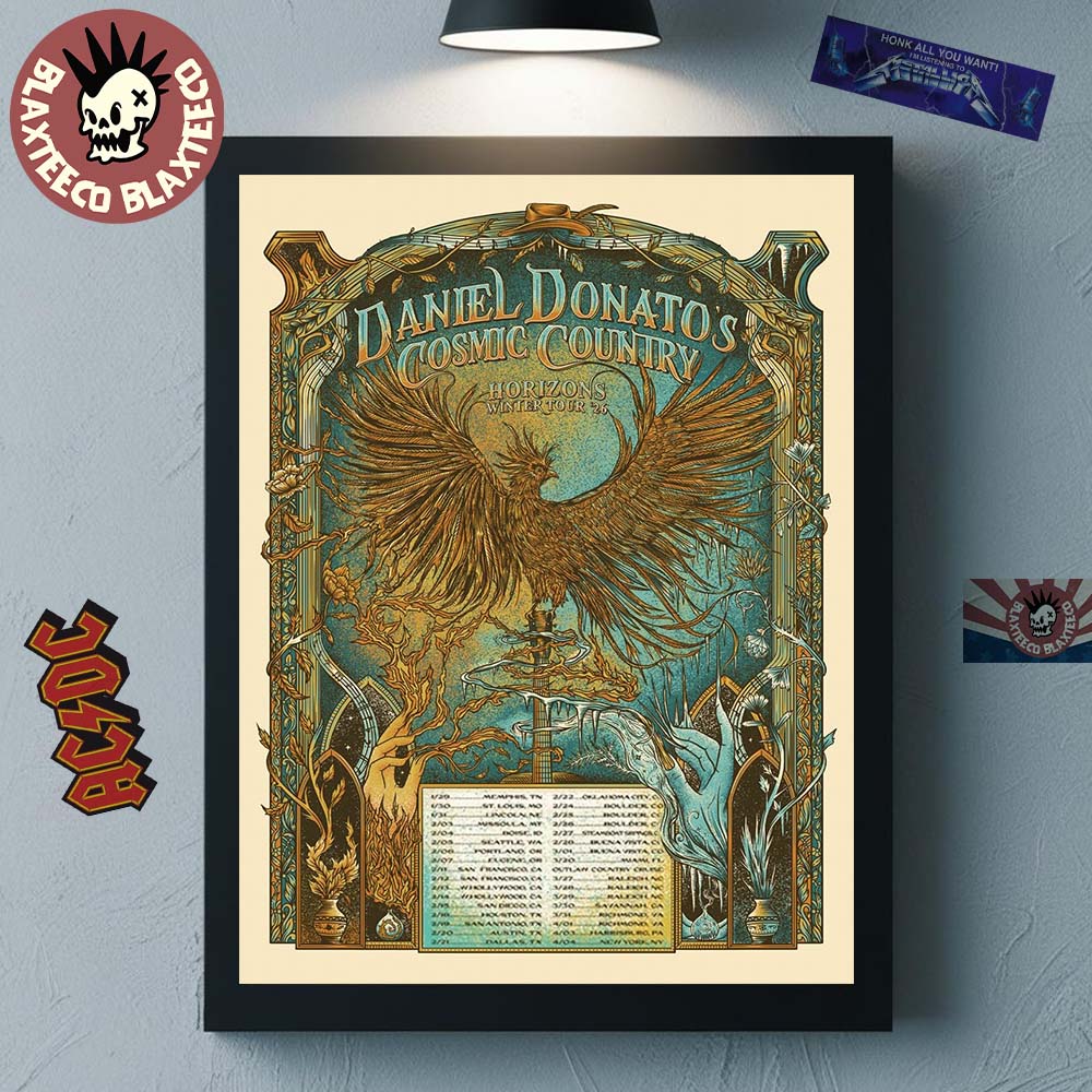Daniel Donato's Cosmic Country Horizons Winter Tour - Adult & Kids T-Shirts, Sweatshirts & Hoodies apparel design preview 1