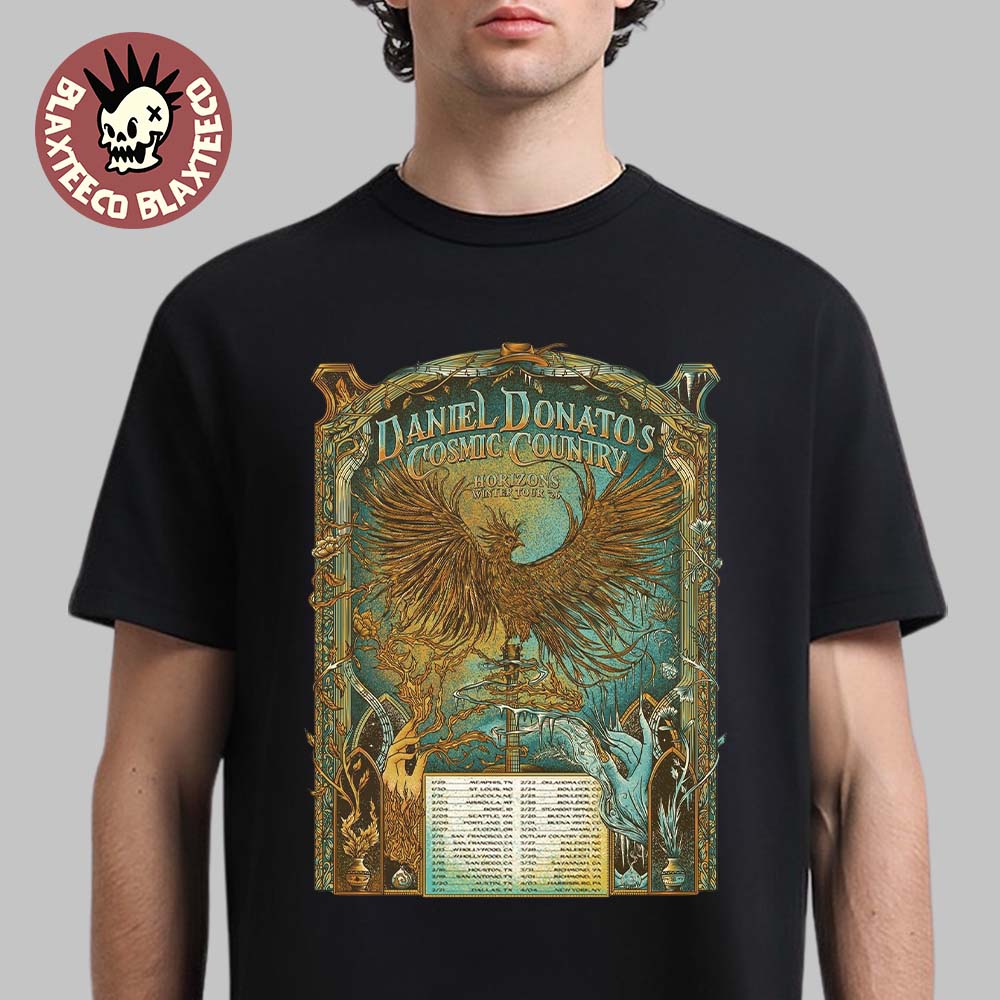 Daniel Donato's Cosmic Country Horizons Winter Tour - Adult & Kids T-Shirts, Sweatshirts & Hoodies apparel design preview 1