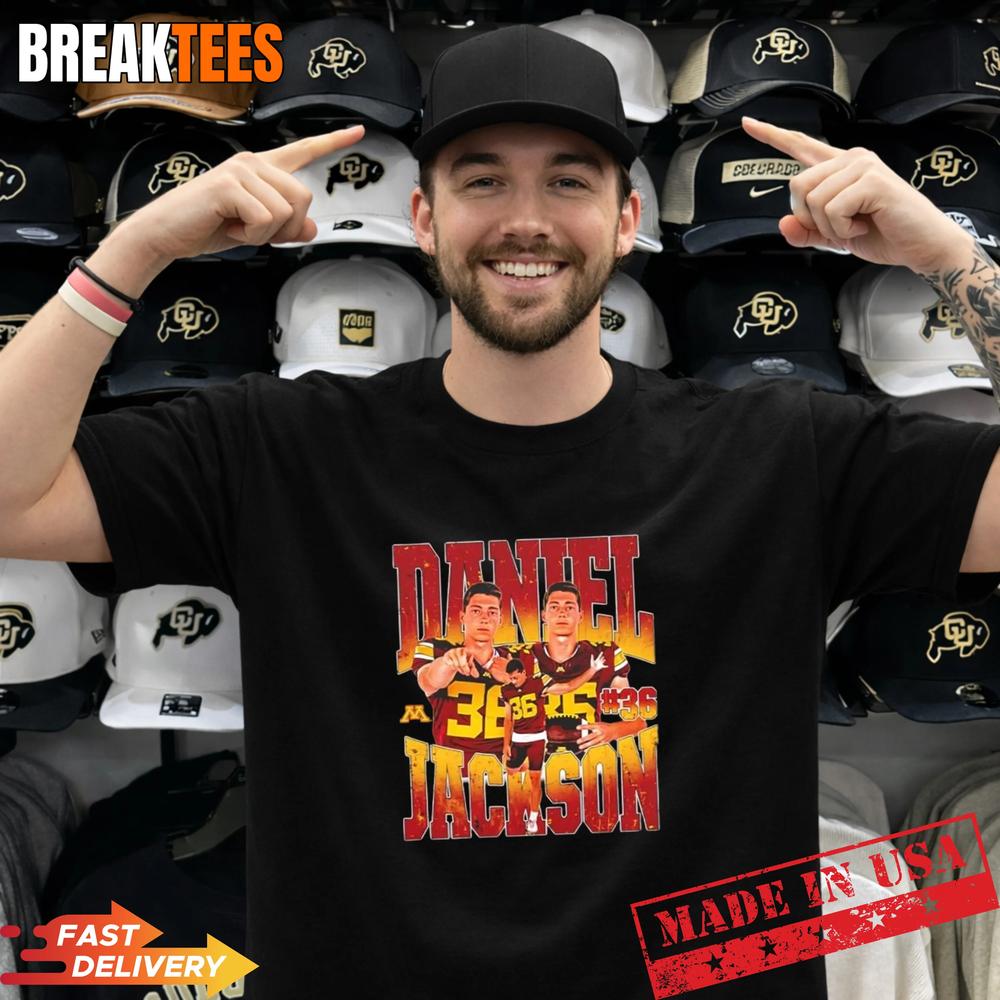 Daniel Jackson Minnesota Golden Gophers Player - Adult & Kids T-Shirts, Sweatshirts & Hoodies apparel design preview 1