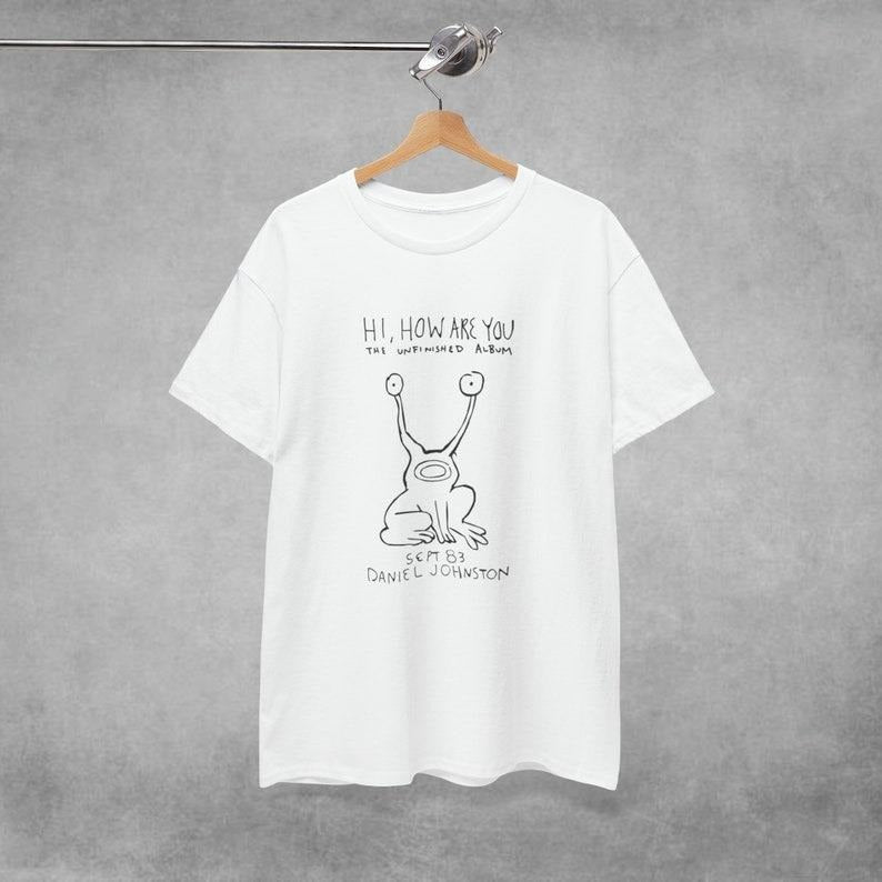 Daniel Johnston Unfinished Album" - Adult & Kids T-Shirts, Sweatshirts & Hoodies apparel design preview 1