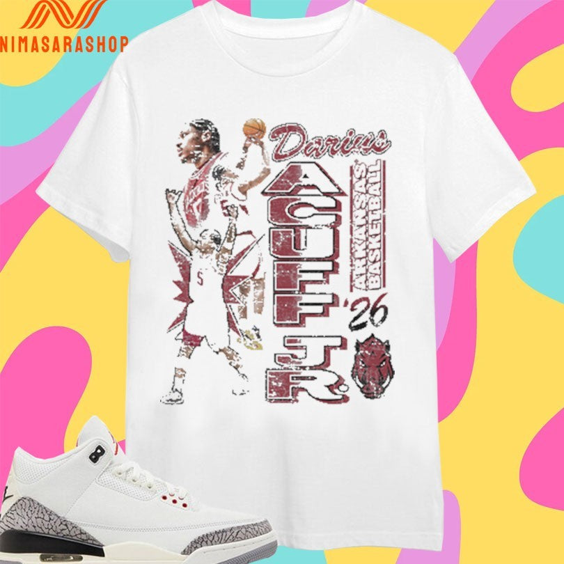 Darius Acuff Jr Arkansas Razorbacks Men’s - Adult & Kids T-Shirts, Sweatshirts & Hoodies apparel design preview 1