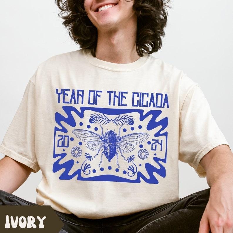 Dark Academia Year Cicada Bug Cicadas Entomology - Adult & Kids T-Shirts, Sweatshirts & Hoodies apparel design preview 1