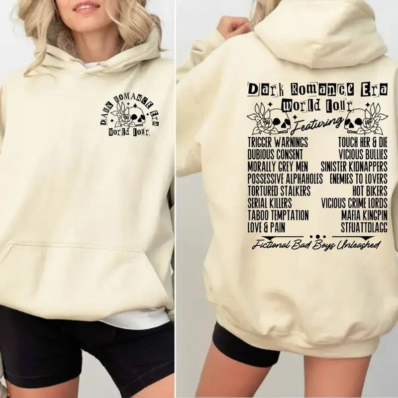 Dark Romance Era World Tour Book Club Academia Lover - Adult & Kids T-Shirts, Sweatshirts & Hoodies apparel design preview 1