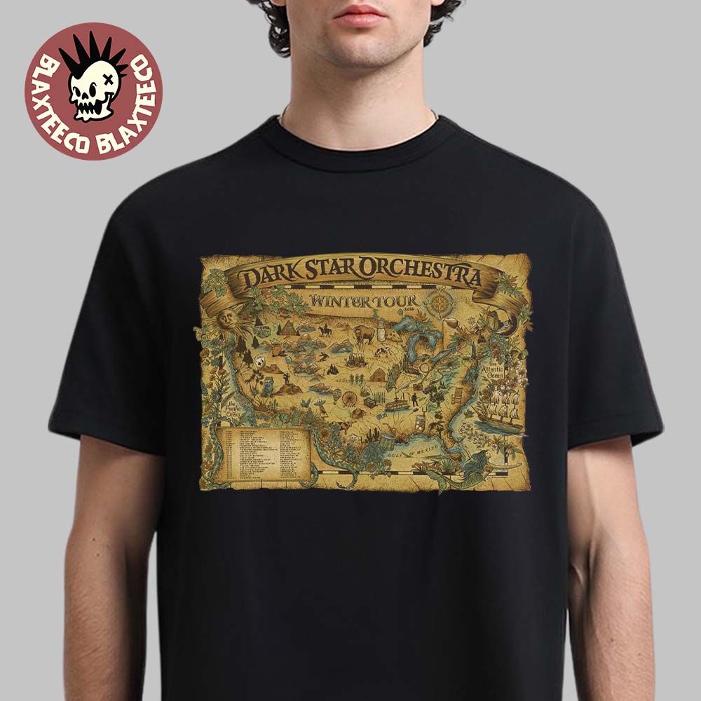 Dark Star Orchestra Winter Tour 2026 North America - Adult & Kids T-Shirts, Sweatshirts & Hoodies apparel design preview 1