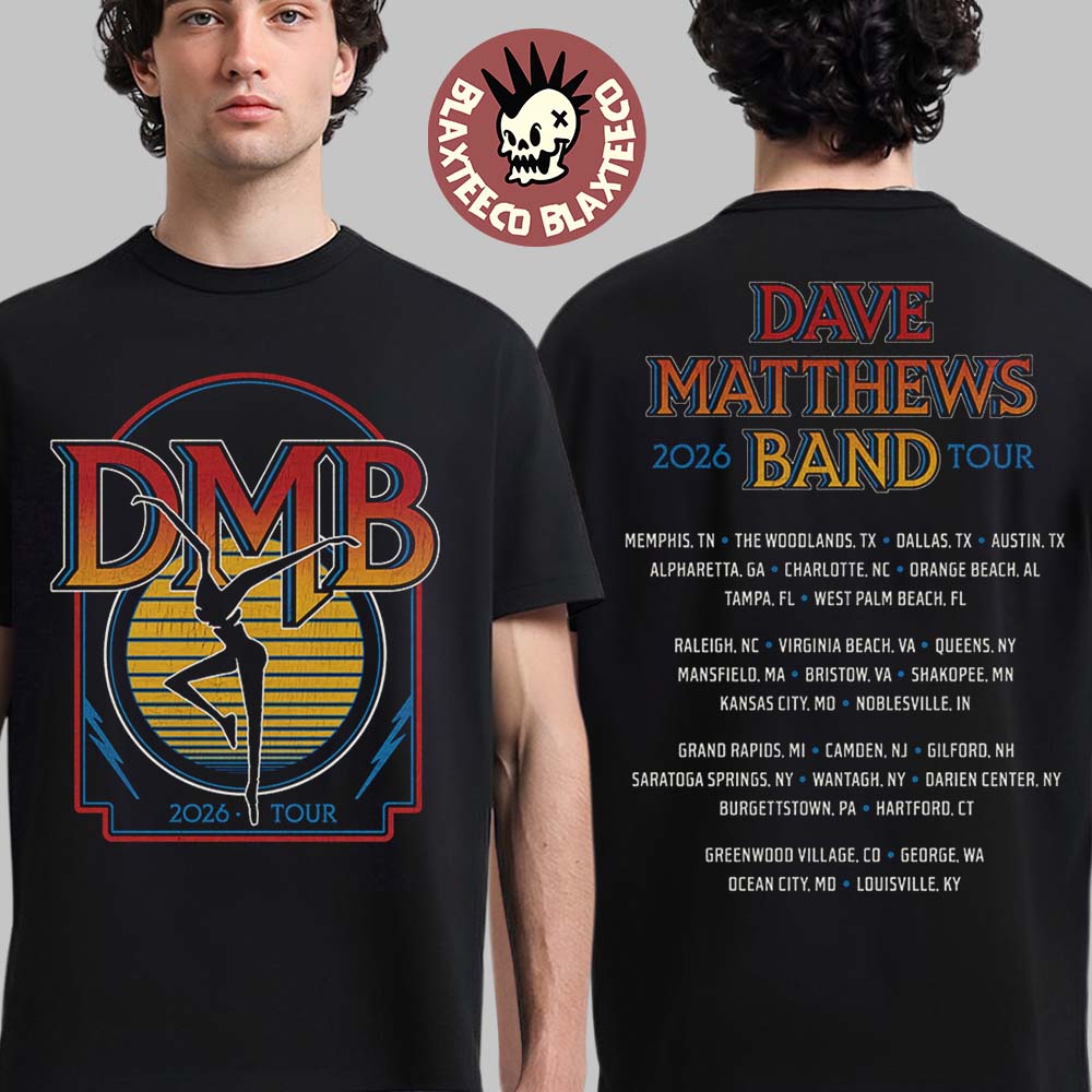 Dave Matthews Band 2026 North American Tour Merch - Adult & Kids T-Shirts, Sweatshirts & Hoodies apparel design preview 1