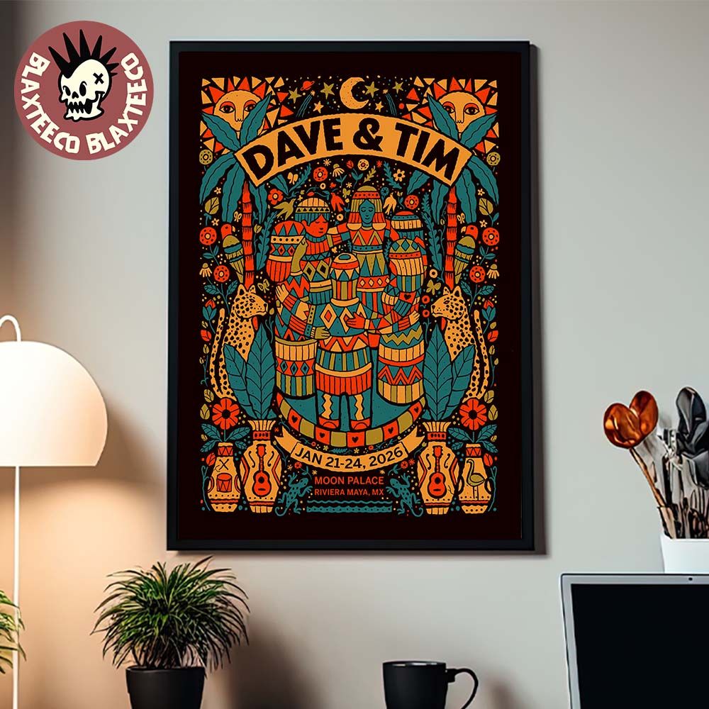 Dave Matthews Band And Tim Reynolds Riviera Maya - Adult & Kids T-Shirts, Sweatshirts & Hoodies apparel design preview 1