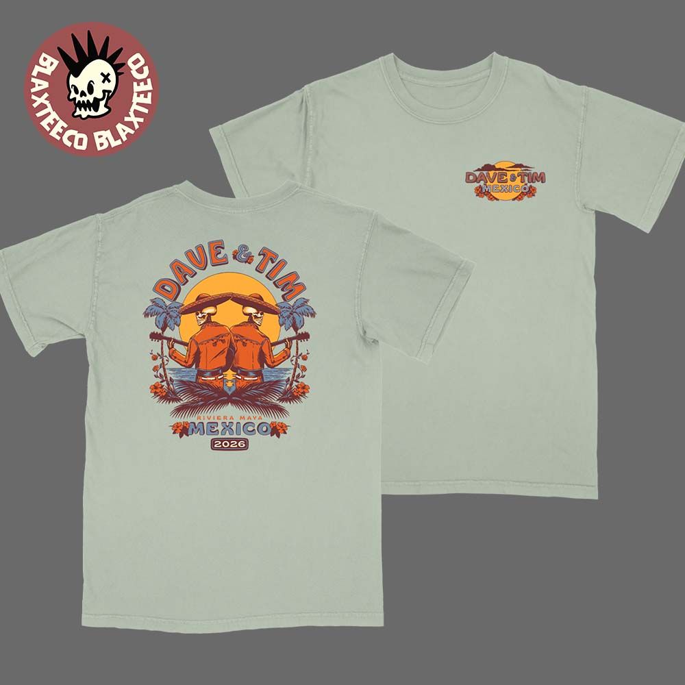 Dave Matthews Band And Tim Reynolds Riviera Maya - Adult & Kids T-Shirts, Sweatshirts & Hoodies apparel design preview 1