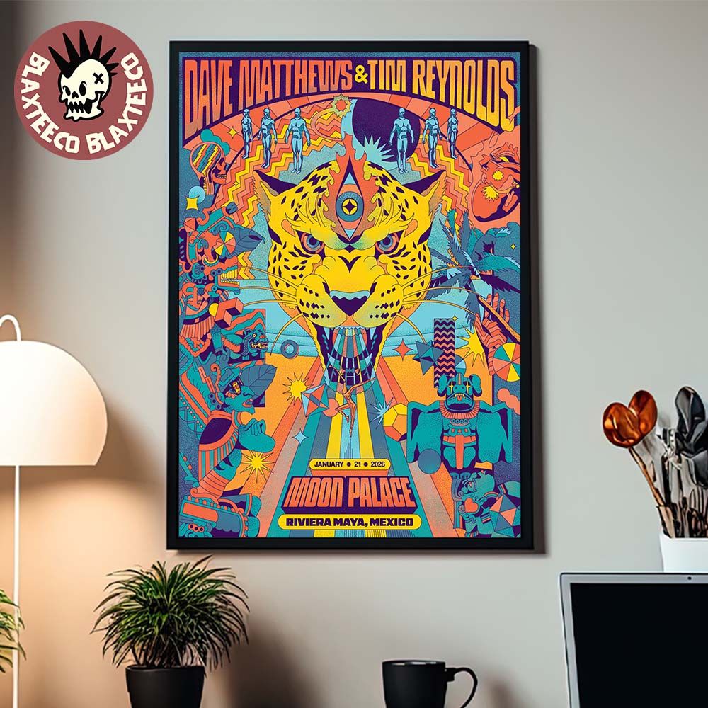 Dave Matthews Band And Tim Reynolds Riviera Maya - Adult & Kids T-Shirts, Sweatshirts & Hoodies apparel design preview 1
