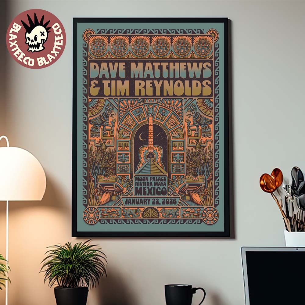 Dave Matthews Band And Tim Reynolds Riviera Maya - Adult & Kids T-Shirts, Sweatshirts & Hoodies apparel design preview 1
