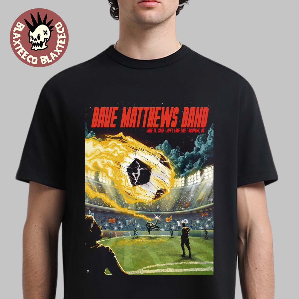 Dave Matthews Band Bristow Virginia 2026 Event Poster - Adult & Kids T-Shirts, Sweatshirts & Hoodies apparel design preview 1