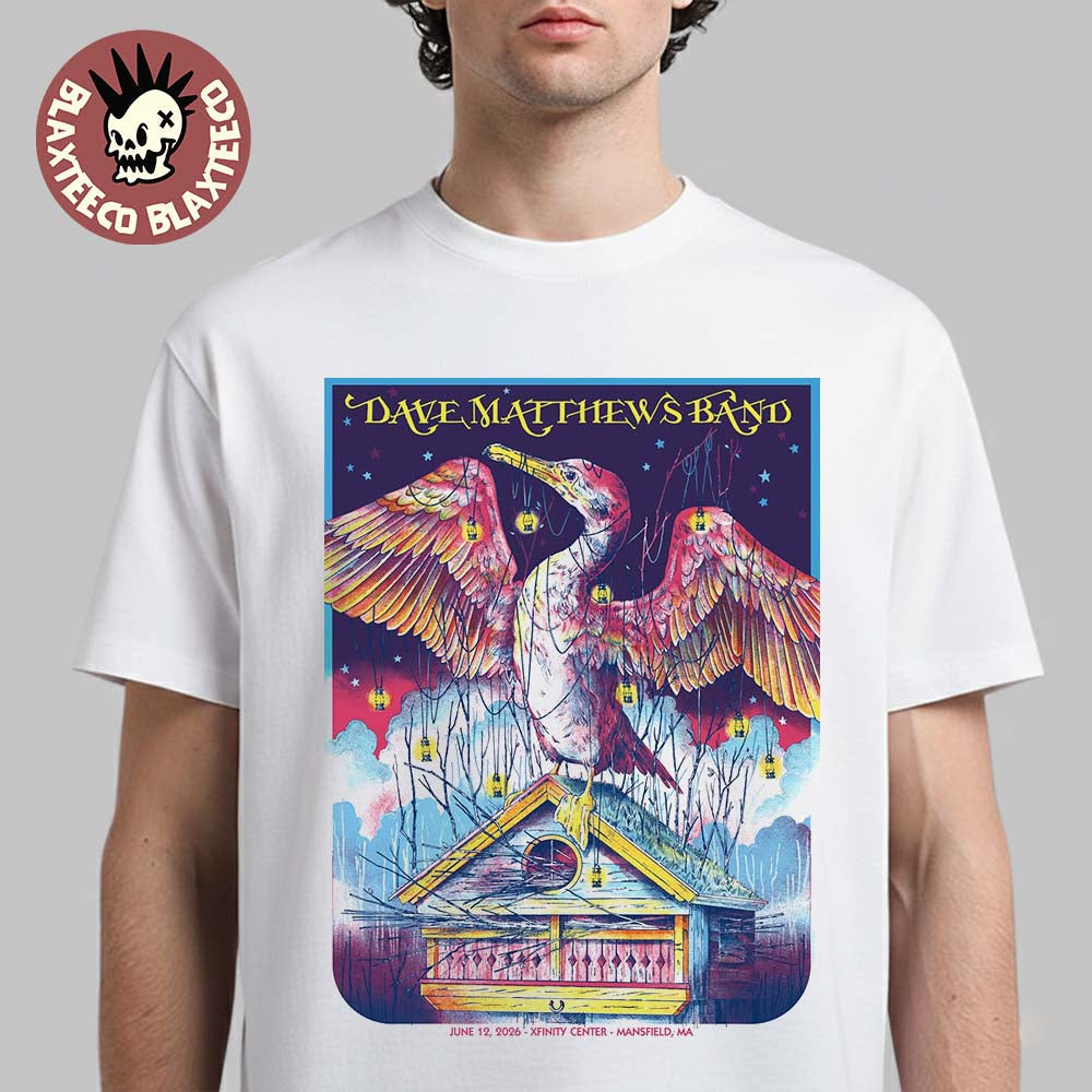 Dave Matthews Band Mansfield Massachusetts 2026 Event - Adult & Kids T-Shirts, Sweatshirts & Hoodies apparel design preview 1