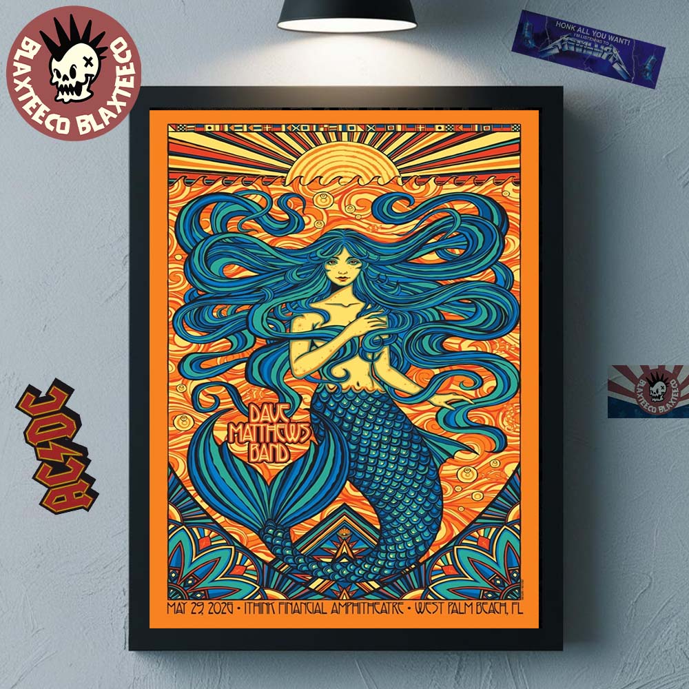 Dave Matthews Band West Palm Beach Florida 2026 Night - Adult & Kids T-Shirts, Sweatshirts & Hoodies apparel design preview 1