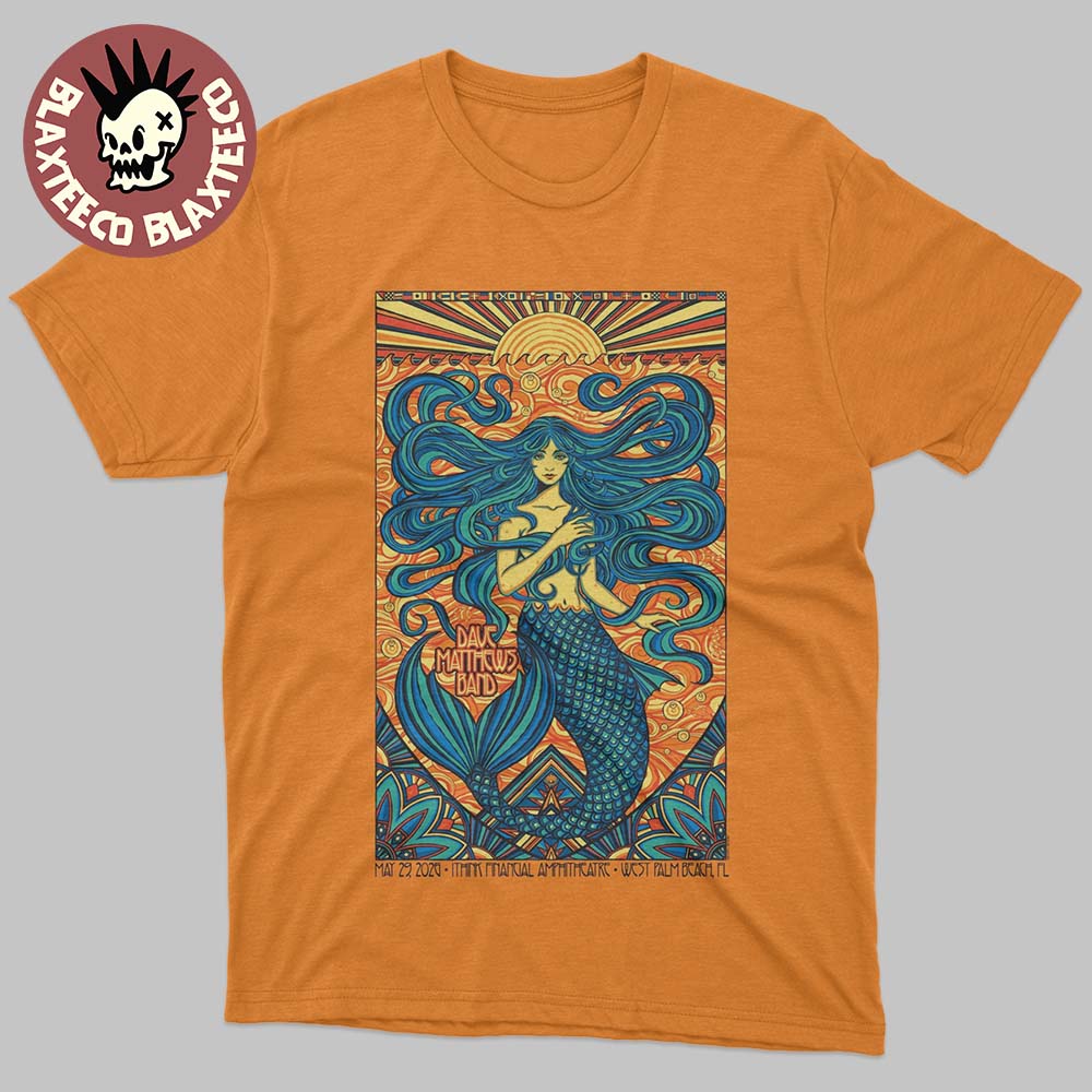 Dave Matthews Band West Palm Beach Florida 2026 Night - Adult & Kids T-Shirts, Sweatshirts & Hoodies apparel design preview 1