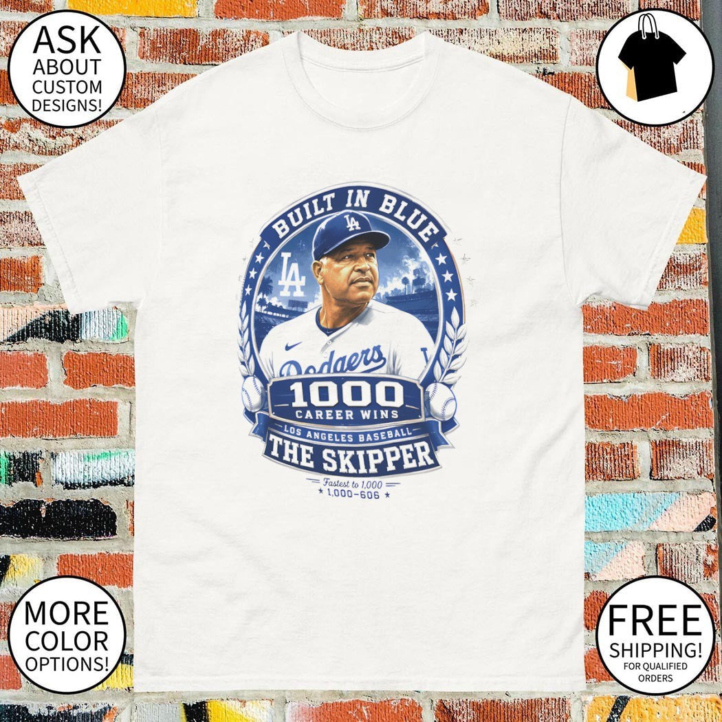 Dave Roberts Los Angeles Dodgers Baseball Built in - Adult & Kids T-Shirts, Sweatshirts & Hoodies apparel design preview 1