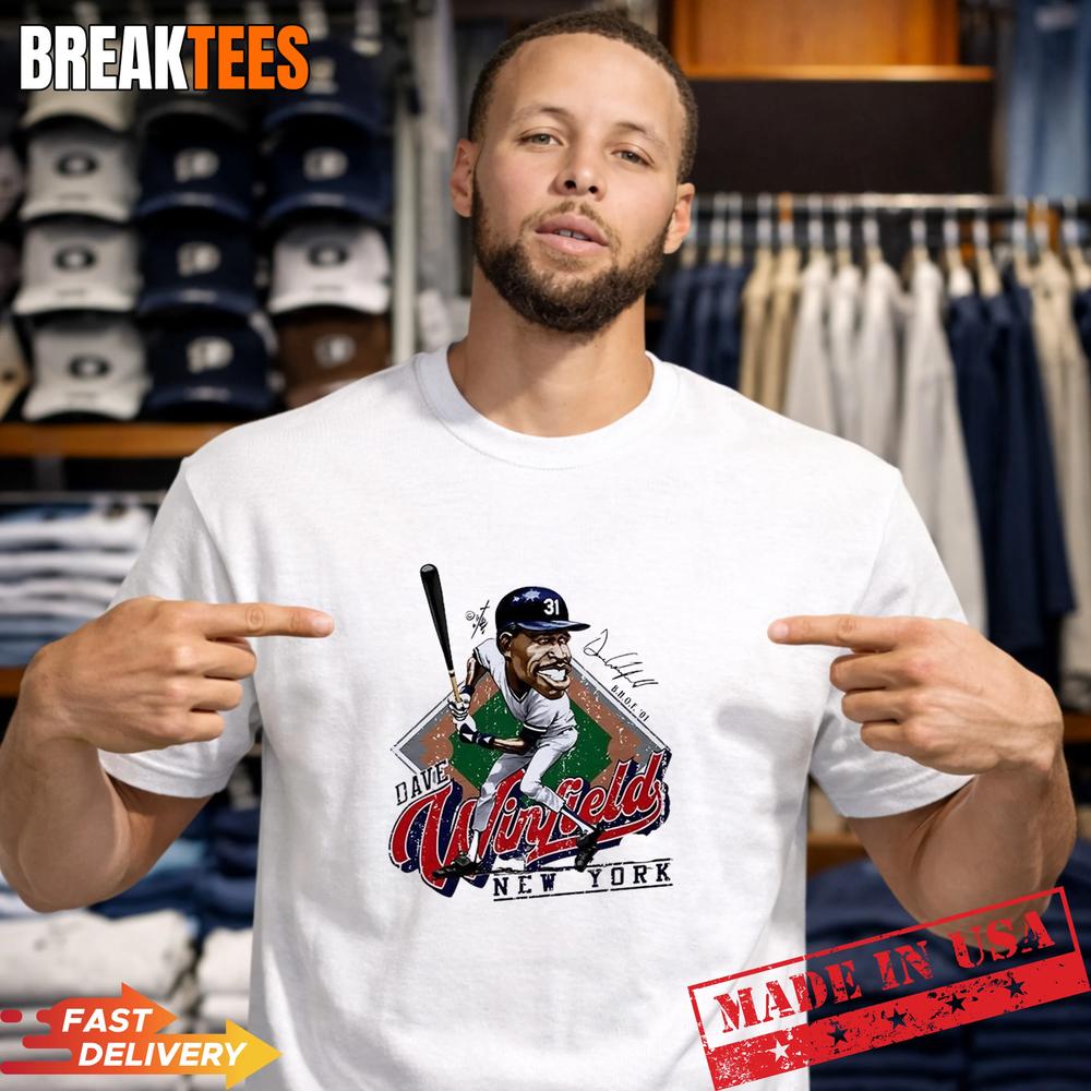 Dave Winfield New York Yankees MLB signature - Adult & Kids T-Shirts, Sweatshirts & Hoodies apparel design preview 1