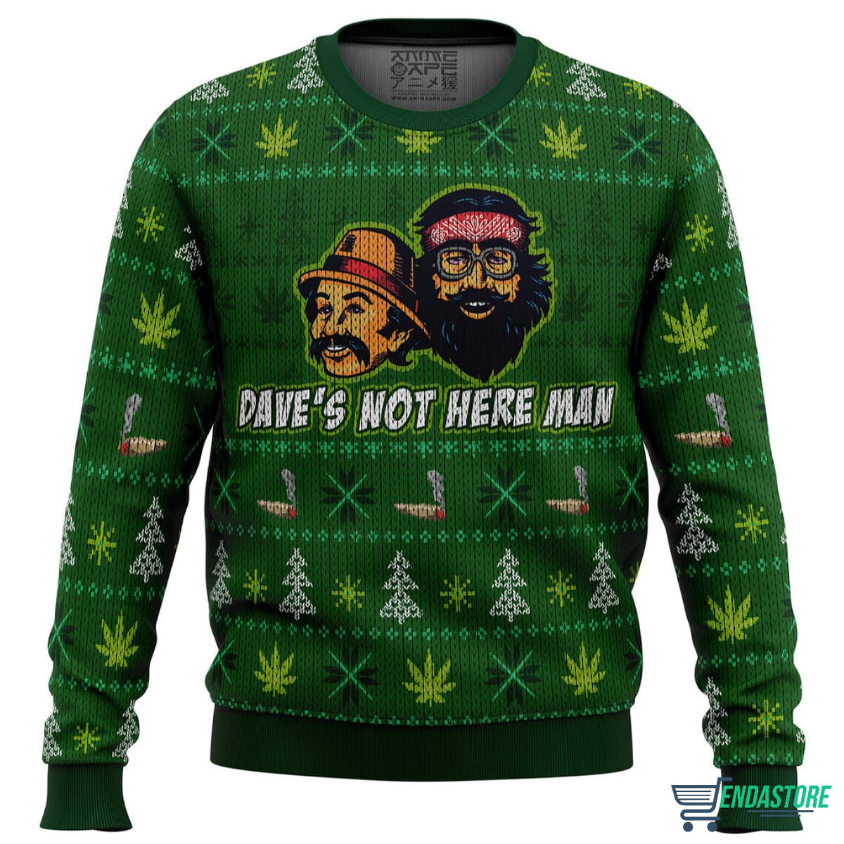 Dave’s Not Here Man 3D Christmas Sweater - Holiday Gift product image