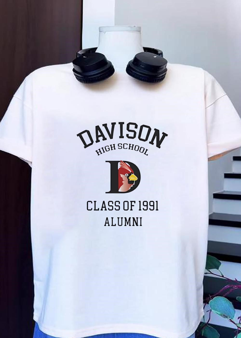 Davison High School Class of 1991 Alumni Cardinal - Adult & Kids T-Shirts, Sweatshirts & Hoodies apparel design preview 1
