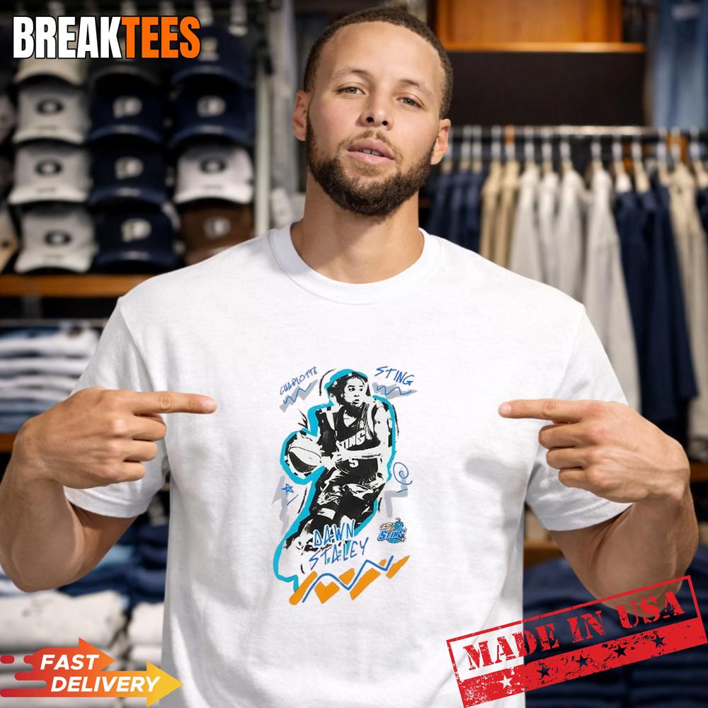 Dawn Staley Charlotte Sting Basketball - Adult & Kids T-Shirts, Sweatshirts & Hoodies apparel design preview 1