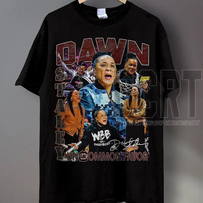 Dawn Staley Basketball Classic 90s Vintage Bootleg - Adult & Kids T-Shirts, Sweatshirts & Hoodies apparel design preview 1