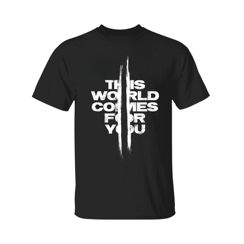 Days Gone This World Comes You Distressed Chest Logo - Adult & Kids T-Shirts, Sweatshirts & Hoodies apparel design preview 1