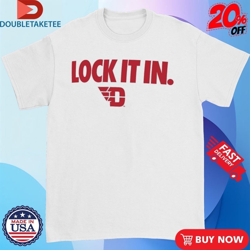 Dayton Flyers Lock It In - Adult & Kids T-Shirts, Sweatshirts & Hoodies apparel design preview 1