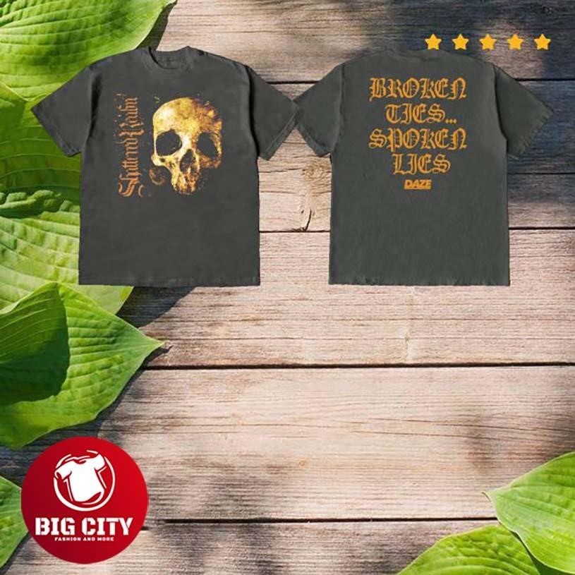 Daze Style Shattered Realm Skull Two Sided - Adult & Kids T-Shirts, Sweatshirts & Hoodies apparel design preview 1