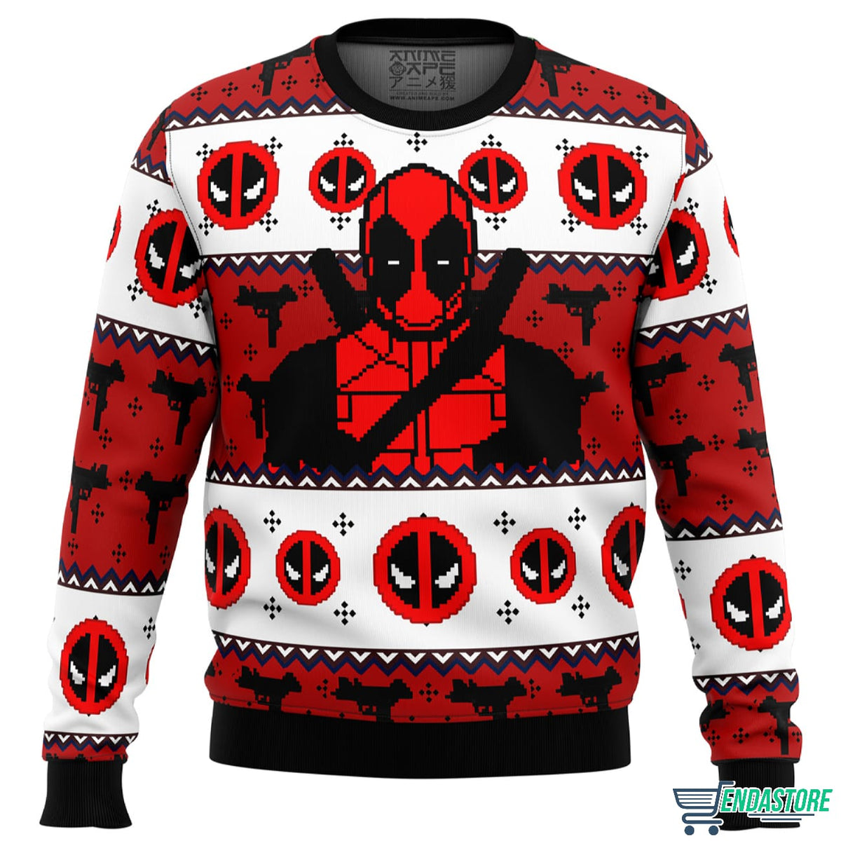 Deadpool Guy 3D Ugly Christmas Sweater - Holiday Gift product image
