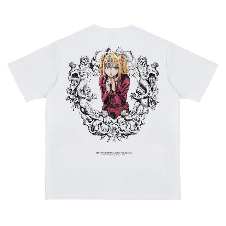 Death Note "Misa Amane" Vintage Anime 100% Cotton - Adult & Kids T-Shirts, Sweatshirts & Hoodies apparel design preview 1