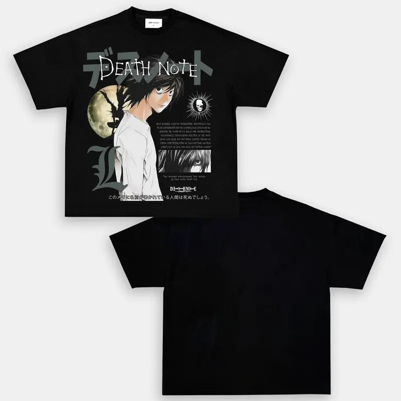 Death Note Characters Vintage Oversize Anime Manga - Adult & Kids T-Shirts, Sweatshirts & Hoodies apparel design preview 1