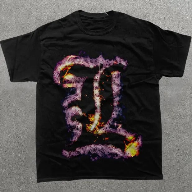 Death Note L Vintage Ryuk Anime Manga Top Menswear - Adult & Kids T-Shirts, Sweatshirts & Hoodies apparel design preview 1