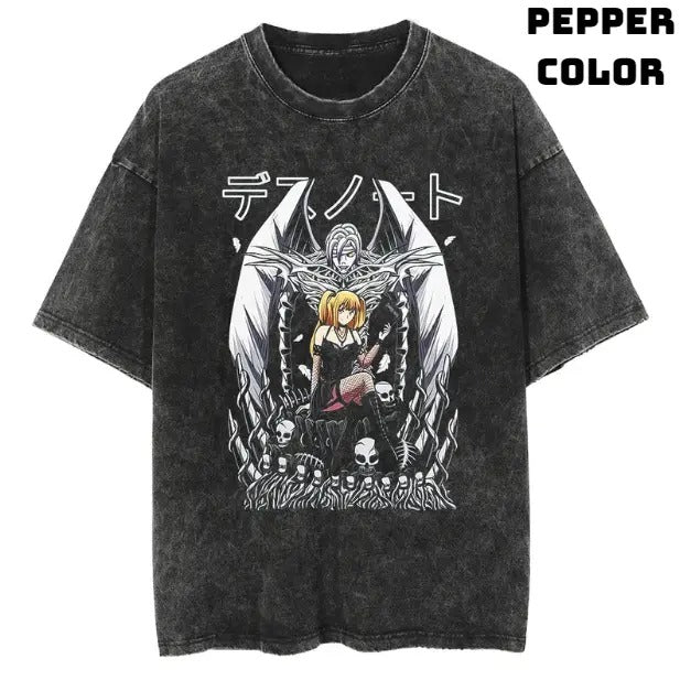 Death Note Misa Gothic Idol Vintage Rem Anime Manga - Adult & Kids T-Shirts, Sweatshirts & Hoodies apparel design preview 1